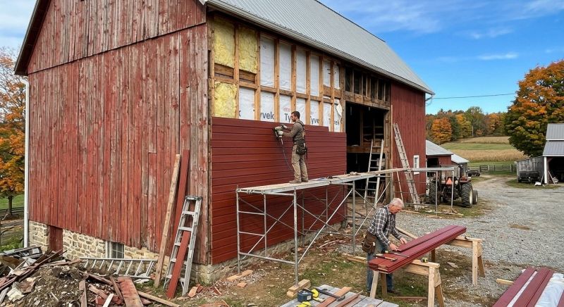 Barn Siding Replacement in Rockdale County, GA