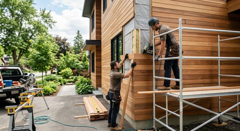 Batten Siding Installation in Oakwood, GA