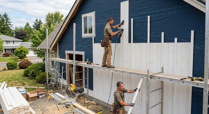 Batten Siding Installation in Winder, GA
