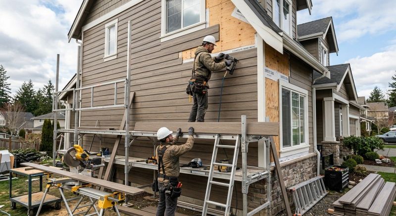 Composite Siding Installation in Stone Mountain, GA
