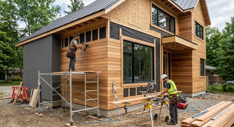 Faux Wood Siding Installation in Flowery Branch, GA
