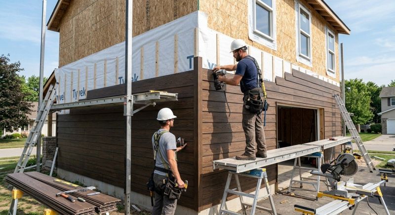Faux Wood Siding Installation in Stone Mountain, GA
