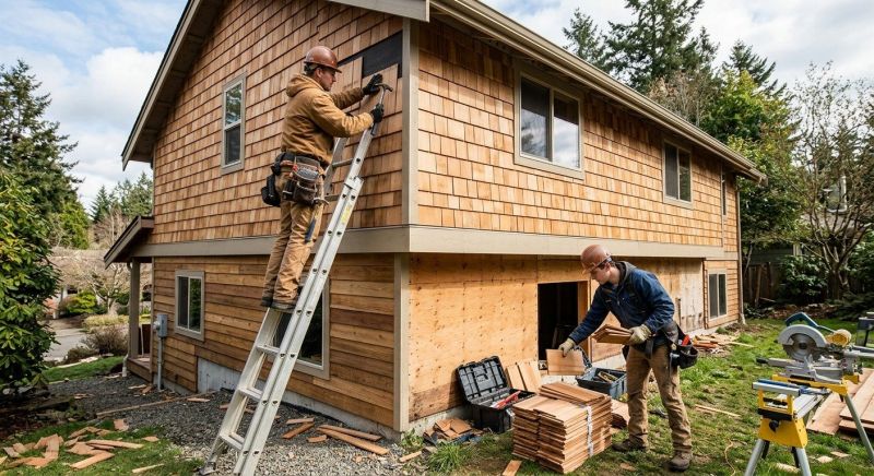 Hardwood Siding Installation in Auburn, GA