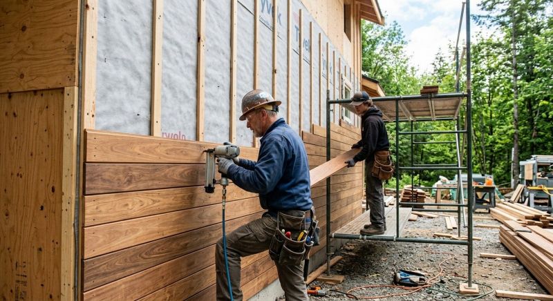 Hardwood Siding Installation in Dacula, GA