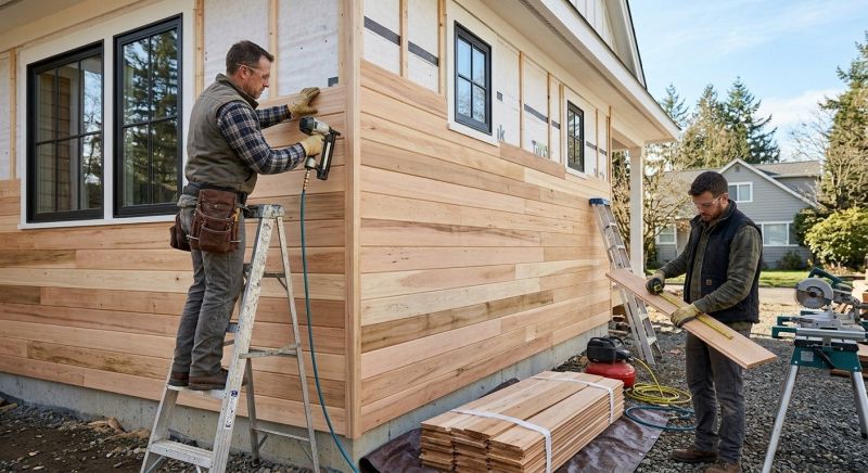 Hardwood Siding Installation in Monroe, GA