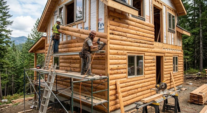 Log Siding Installation in Newton County, GA