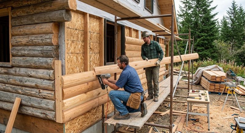 Log Siding Installation in Snellville, GA