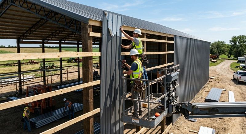 Metal Barn Siding Installation in Grayson, GA