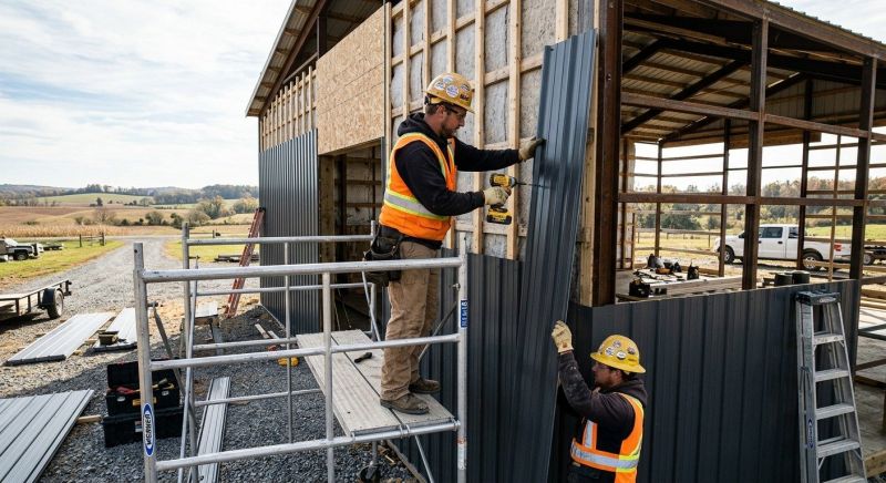 Metal Barn Siding Installation in Grayson, GA