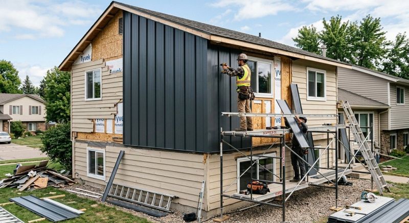 Metal Siding Replacement in Monroe, GA