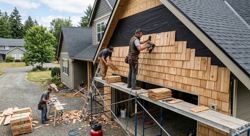 Shake Siding Installation in Suwanee, GA