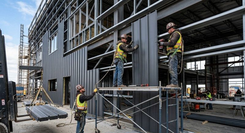 Steel Cladding Installation in Grayson, GA