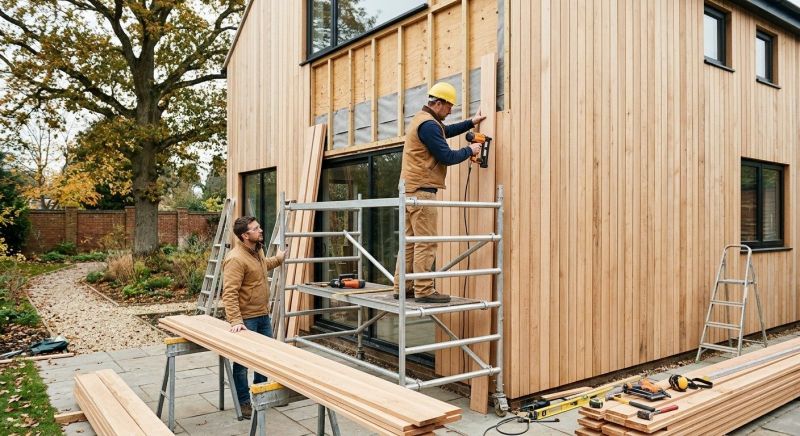 Wood Cladding Installation in Dekalb County, GA