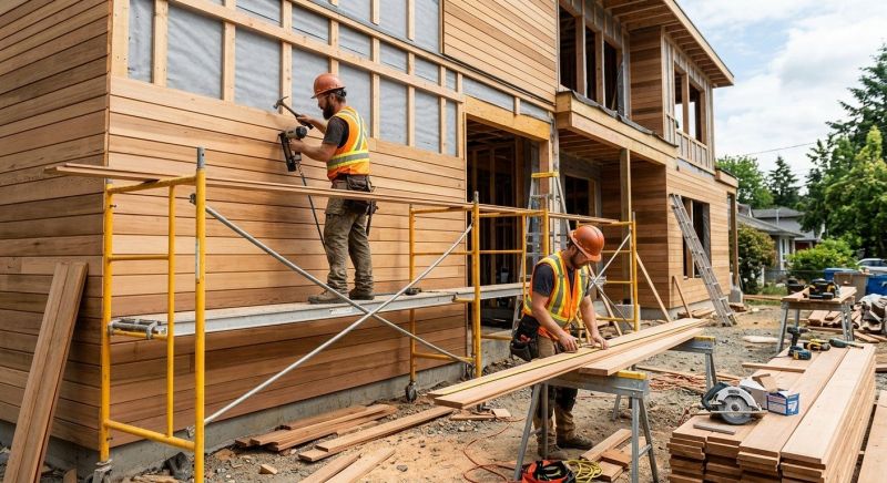 Wood Cladding Installation in Lilburn, GA