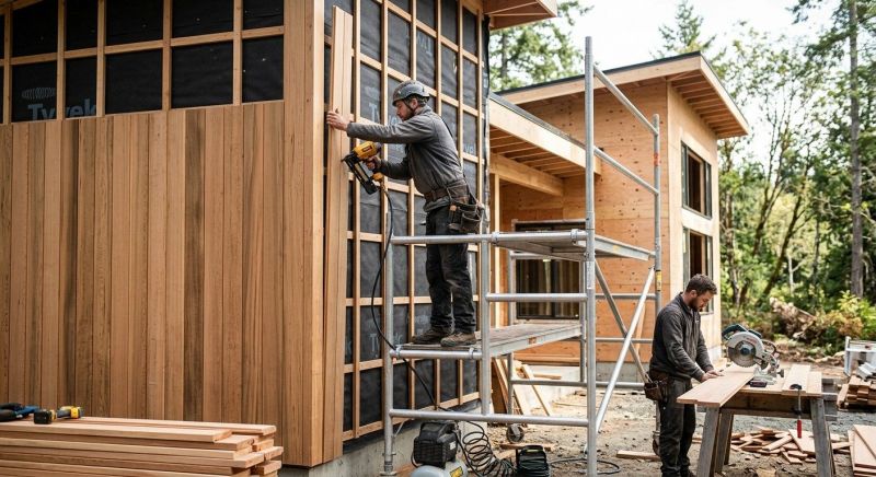 Wood Cladding Installation in Norcross, GA