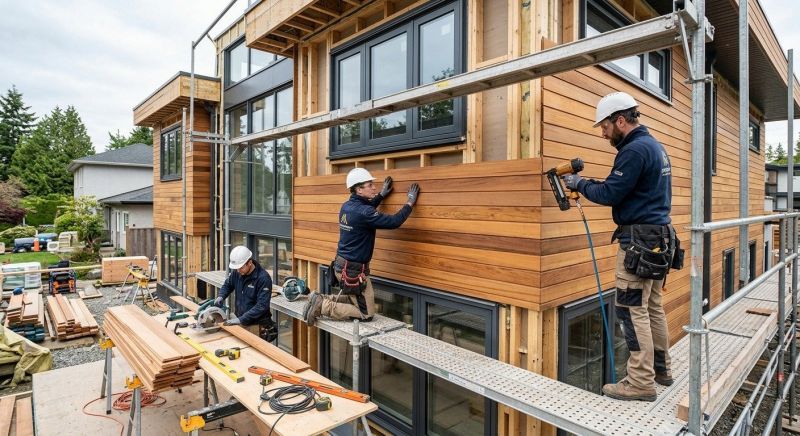 Wood Cladding Installation in Tucker, GA