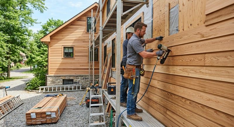 Wood Plank Siding Installation in Grayson, GA