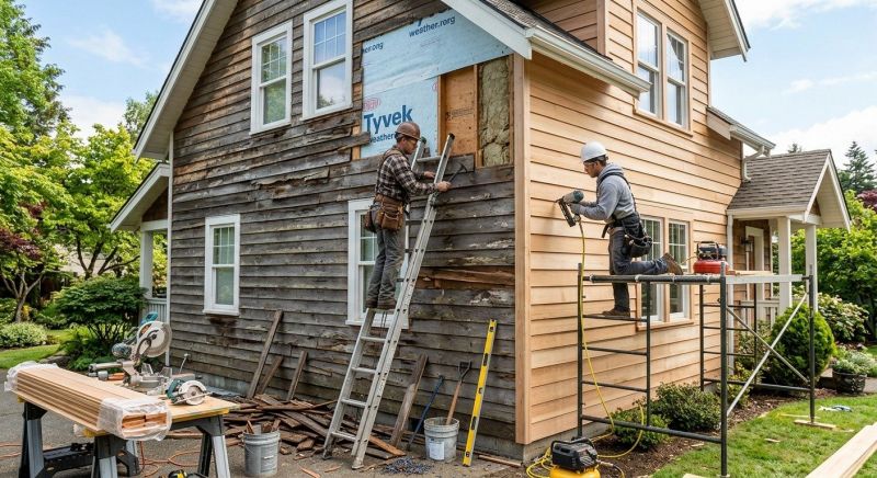 Wood Siding Installation in Flowery Branch, GA